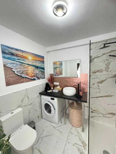 Kúpeľňa v ubytovaní Monaco Cap d’ail Studio & jardin