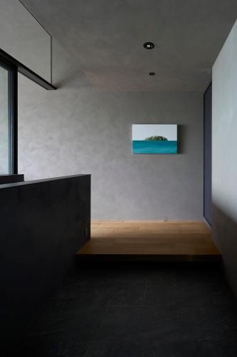 Televisyen dan/atau pusat hiburan di Seaside Villa SEEN Shallow Sea