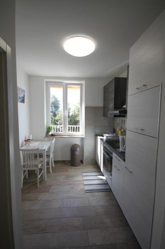 Kuchyň nebo kuchyňský kout v ubytování Apartment Dube