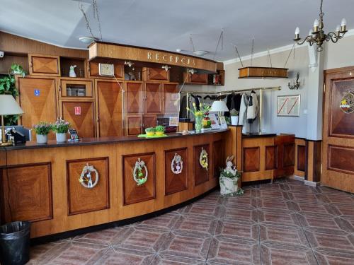 Una cocina o cocineta en Hotel Bończa