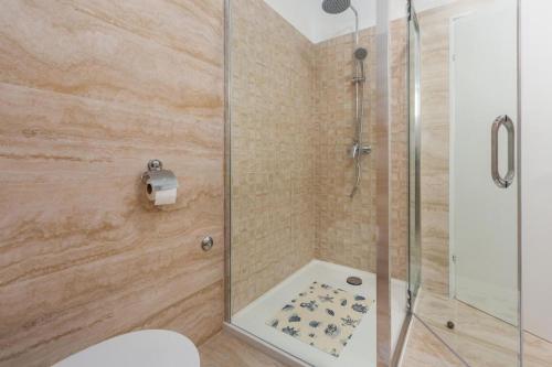 Koupelna v ubytování Edi Funtana