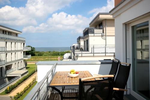 Balkoni atau teres di Villa Seeadler