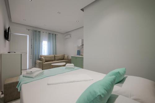 Ένα ή περισσότερα κρεβάτια σε δωμάτιο στο Vila Veli Brothers