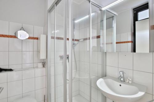 Koupelna v ubytování Berliner Hof Berliner Hof Appartement 116
