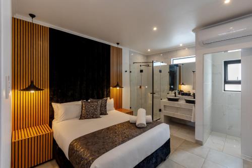 Katil atau katil-katil dalam bilik di Bedfordview Hotel & Apartments