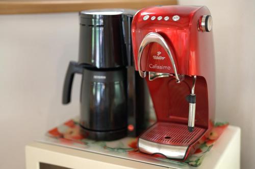 Kemudahan buat kopi dan teh di Ferienhof Männle
