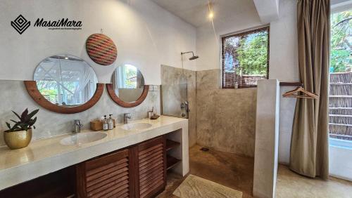 Koupelna v ubytování Masai Mara Zanzibar - Boutique Hotel