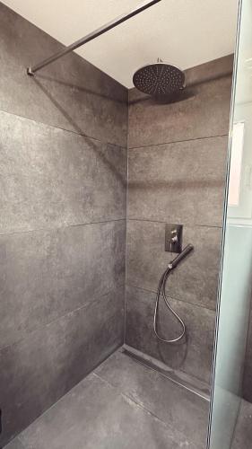 Ένα μπάνιο στο Heimatliebe Wohnung FÜNF