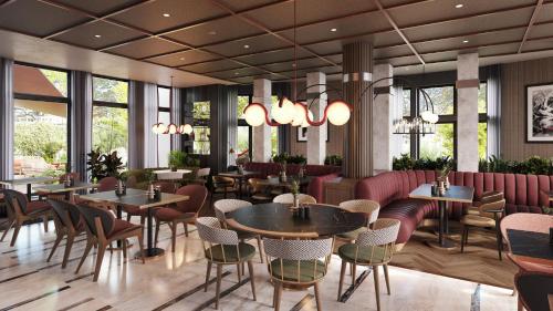 Radisson RED Berlin Kudammにあるシーティングエリア