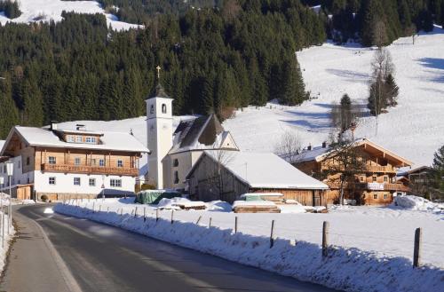 Hotel Aschauer Hof z'Fritzn v zimě