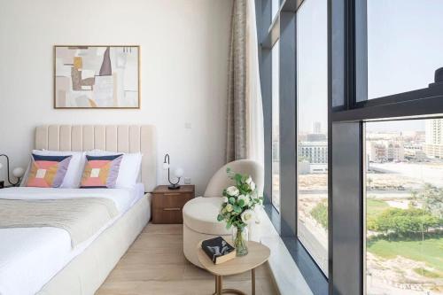 Postel nebo postele na pokoji v ubytování Frank Porter - Regina Tower