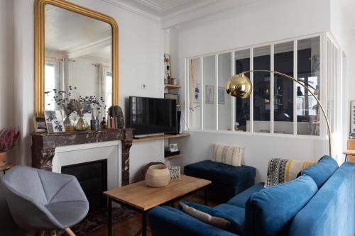 Cozy 50 m haven of peace near Montmartre