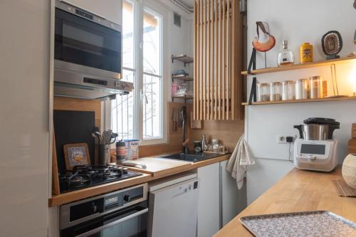 Photo de la galerie de l'établissement Cozy 50 m haven of peace near Montmartre, à Paris