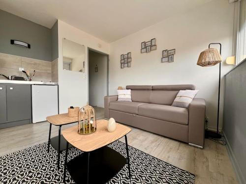 Η κουζίνα ή μικρή κουζίνα στο Studio 2 prsn / Proche Gare-Viotte / Garage Privé