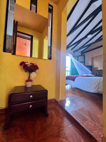 Gallery image of Hotel Calicanto Real Cafe Museo in Monguí