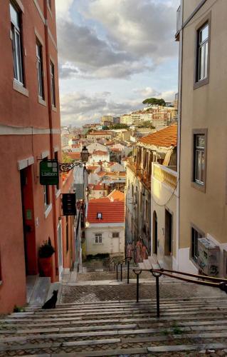 Miesto panorama iš apartamentų arba bendras vaizdas Lisabonoje