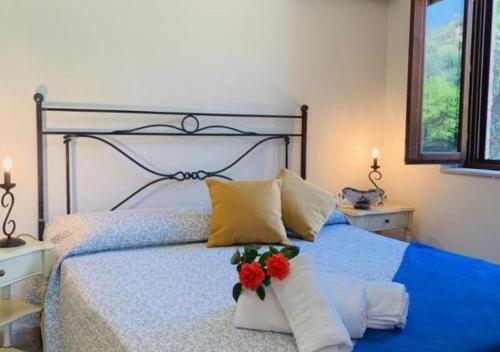 Postel nebo postele na pokoji v ubytování Agriturismo Trappeto Vecchio