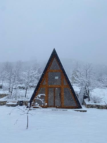 Obiekt Albero Casa zimą