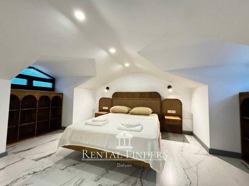 Cama o camas de una habitación en Muzeyyen’s villa