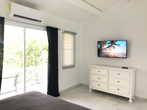 TV at/o entertainment center sa 101E Jolly Harbour