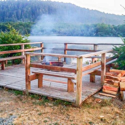 Naturlandschaft in der Nähe des Campingplatzes