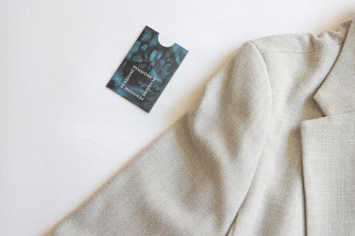 a close up of a robe with a tag on it at Pensione Hotel Perth in Perth