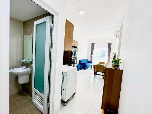 Kupaonica u objektu Mermaid Seaview Apartment Vung Tau