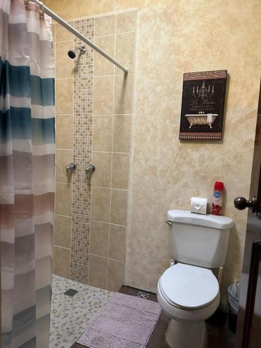 Koupelna v ubytování Casa Los Héroes