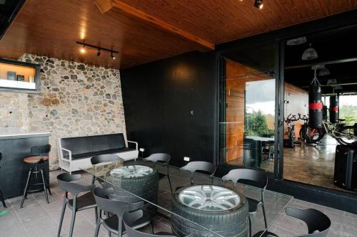 Posezení v ubytování Ikigai Luxury Nature Lounge w/ Mountain View