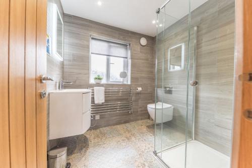 Koupelna v ubytování Silver Howe Cottage, Coniston