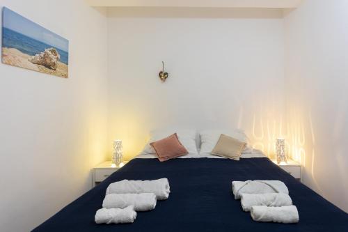 Postel nebo postele na pokoji v ubytování Mare e relax