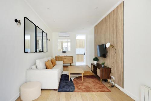 Pick a Flat's Apartment in le Marais -Camvdt2にあるシーティングエリア