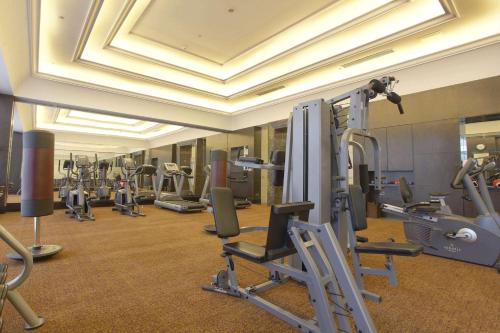 Pusat kecergasan dan/atau kemudahan kecergasan di Days Hotel by Wyndham Logan City Huizhou