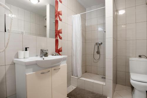 Koupelna v ubytování Hotel ENZO