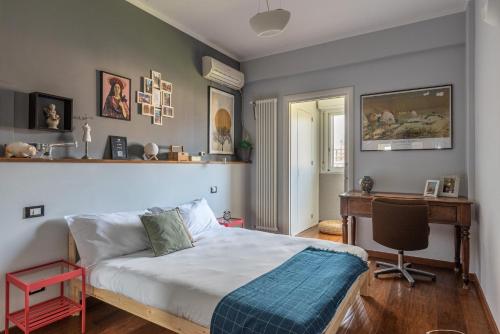 Posteľ alebo postele v izbe v ubytovaní Casa Panoramica dei Mille by Wonderful Italy