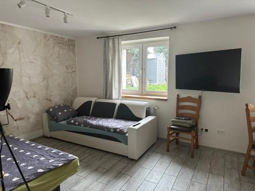 Oleskelutila majoituspaikassa Apartamenty Bezrzecze