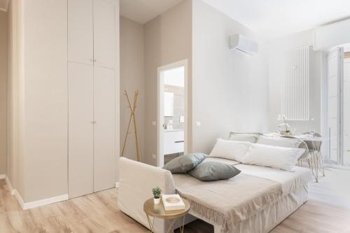 Krevet ili kreveti u jedinici u okviru objekta Easylife - Golden Suite con ampio terrazzo