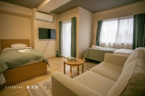 CityStay 難波南 ーBalcony, Kitchenette & Washer