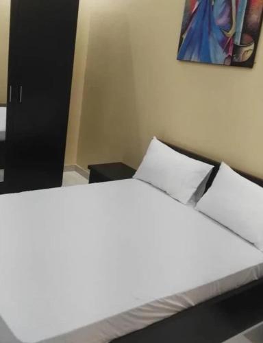 Postel nebo postele na pokoji v ubytování Space home22