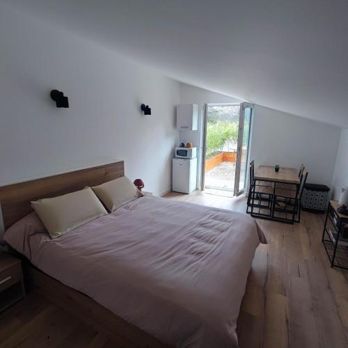 Postel nebo postele na pokoji v ubytování Chambre d'hôtes