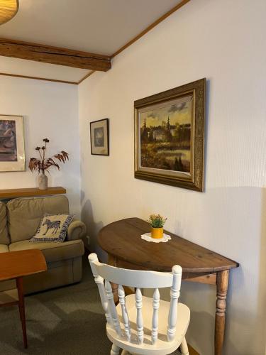 Posezení v ubytování B&B Ströprodukter