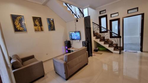 TV a/nebo společenská místnost v ubytování Villa Estate 43 New