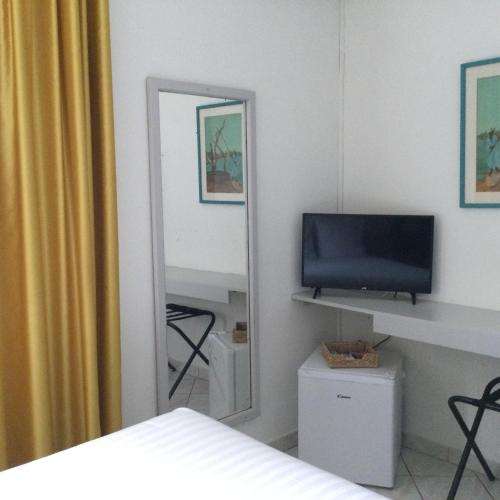 Μια τηλεόραση ή/και κέντρο ψυχαγωγίας στο Hotel le Castellamar