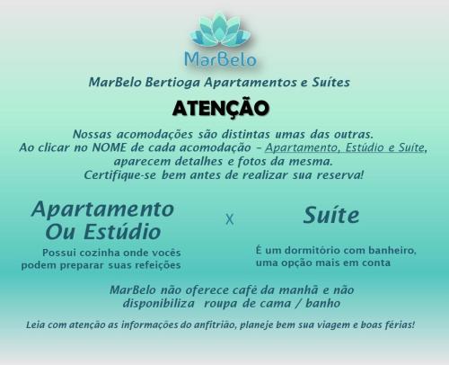 uno screenshot del menu per l'esperienza marzozaza di MarBelo Bertioga Apartamentos e Suítes a Bertioga