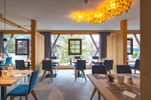 Ruang duduk di Garni Residence Alnö - Adults Only