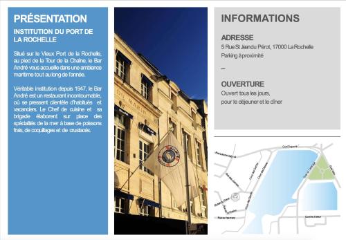 a screenshot of a website with a building at Tour de la chaine, vieux port, Grand Appartement in La Rochelle