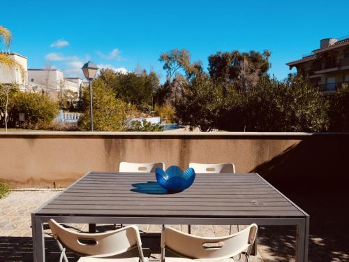Balkoni atau teres di Apartment Residencial Golden Beach by Interhome