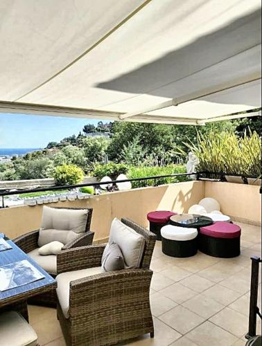 Appartement charmant à Mandelieu-la-Napoule - 50 m² - avec piscine