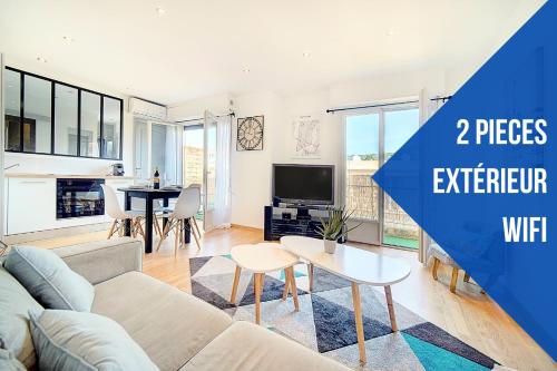 Le Max et Leo - 600m plage - Verrière côte d'Azur