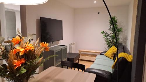 Χώρος καθιστικού στο SG Apartamentos, Silió 4B AT 47-79